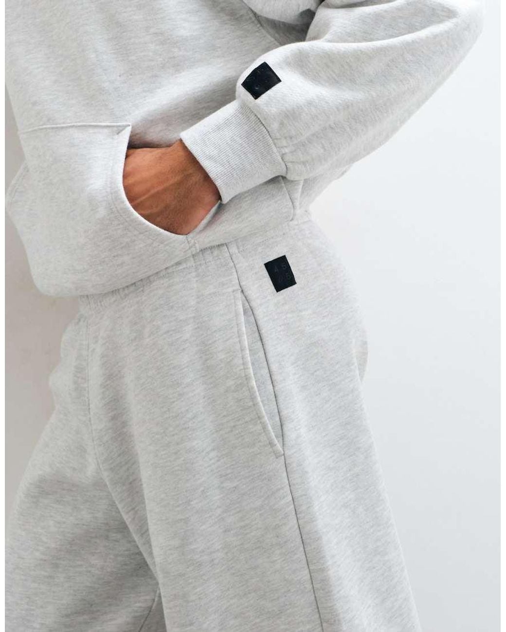4505 White Rest Day 400Gsm Heavyweight Cotton Super Oversized Jogger for men