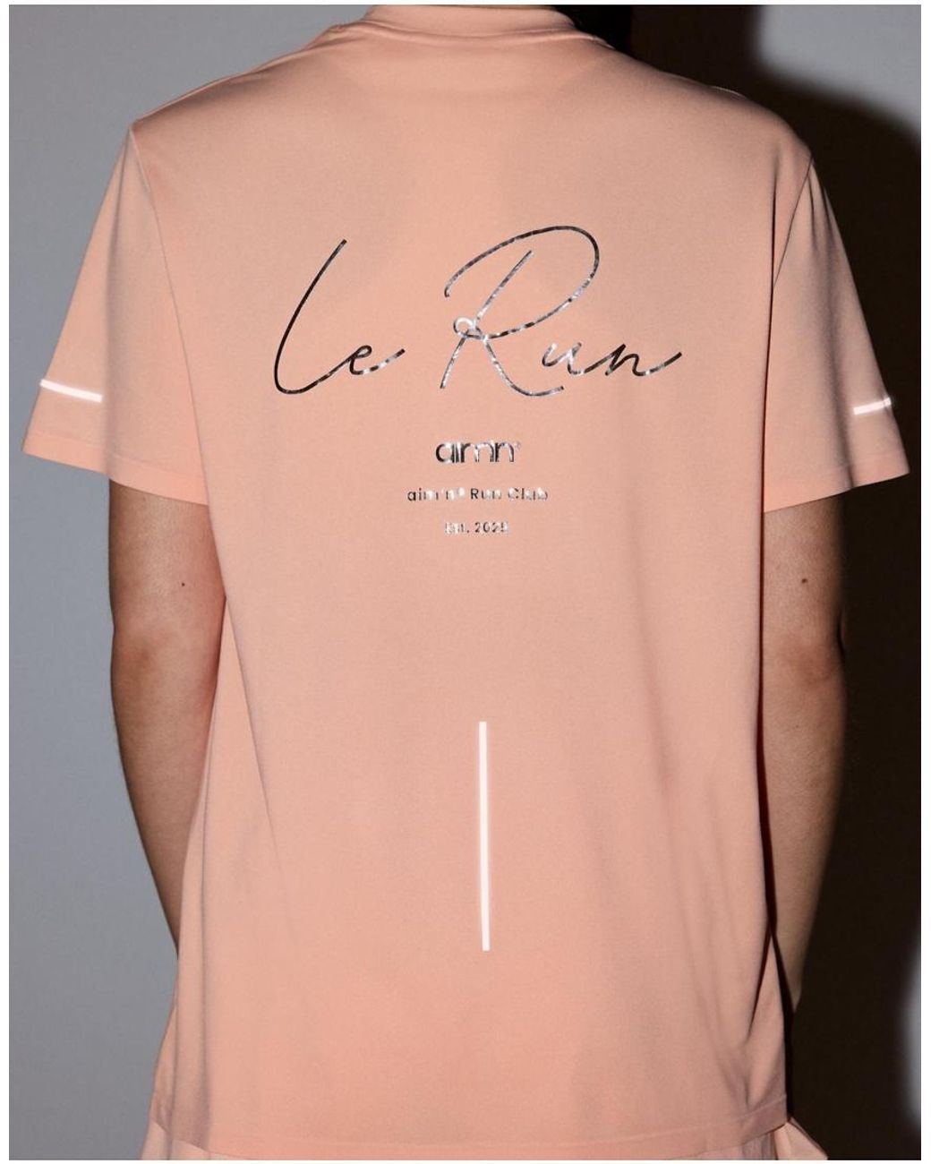 Aim'n Orange Peach Le Run Seamless Running T-Shirt