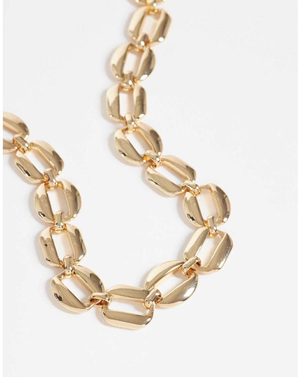 Collier chaîne Mango en coloris Metallic