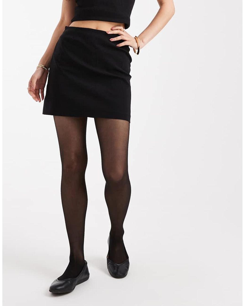 Vero Moda Black 30 Denier Shaping Tights