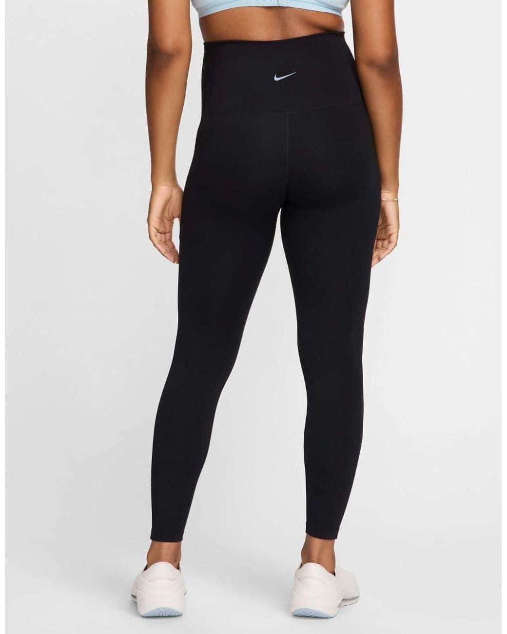Nike Blue Maternity One High-Waisted 7/8 Leggings With Pockets