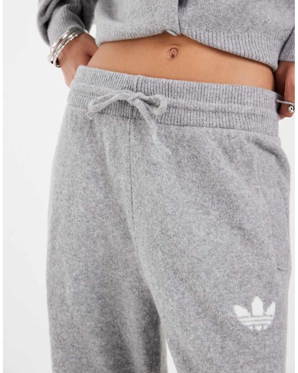 Adidas Originals Gray Knitted Trousers