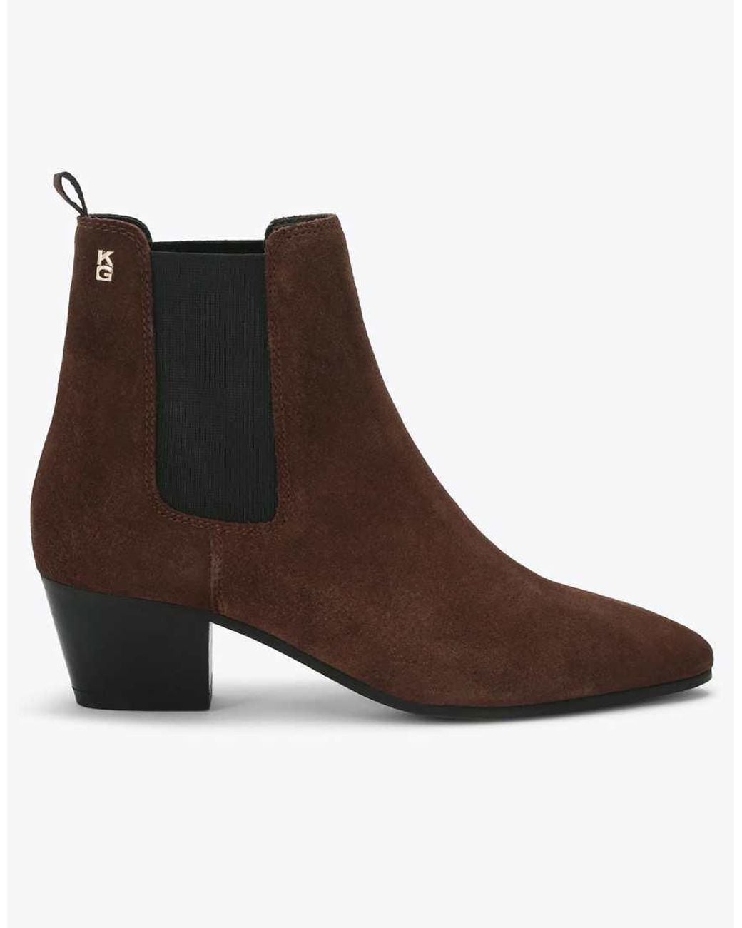 KG by Kurt Geiger Brown Topaz Low Ankle Boots