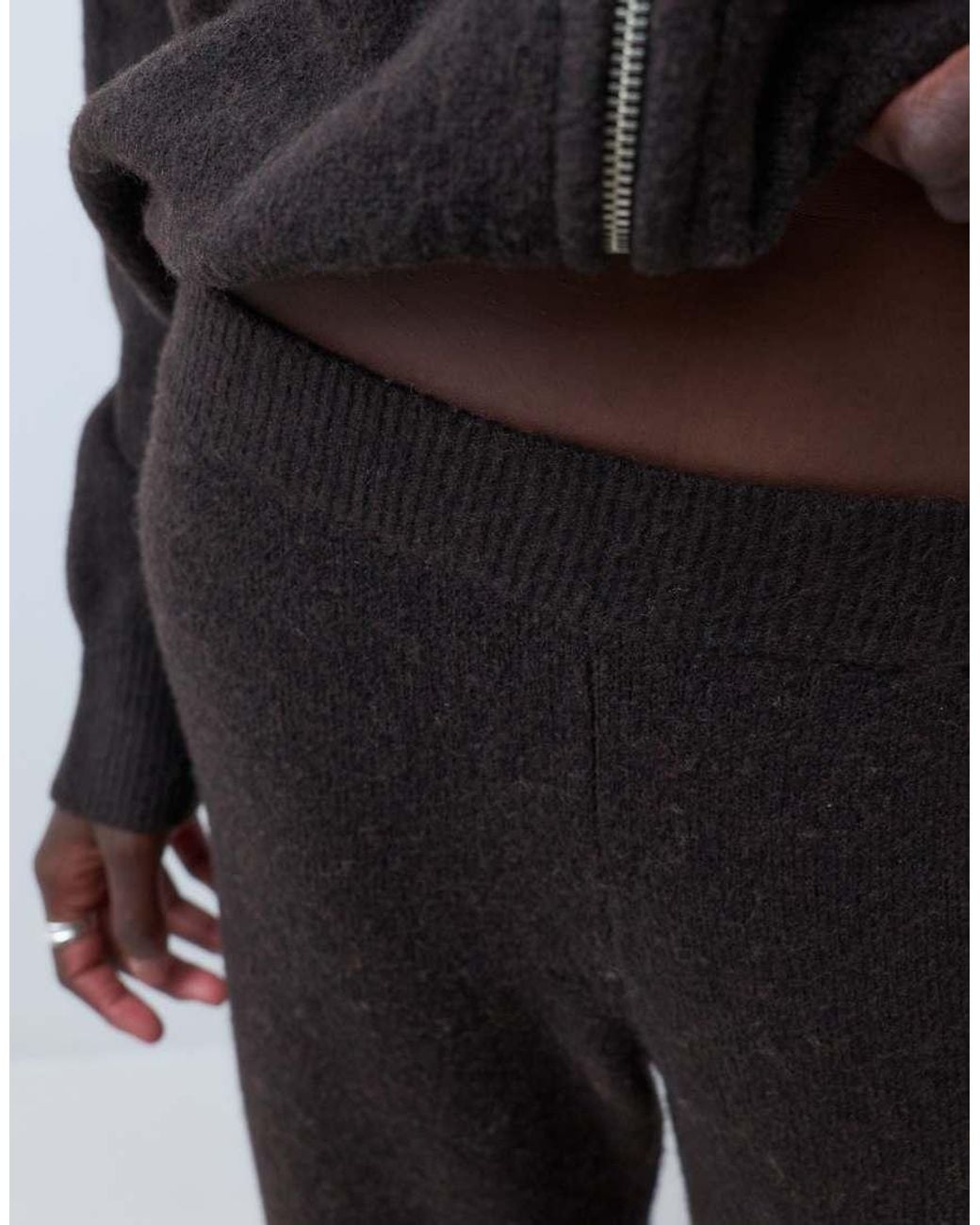 Vero Moda Brown Wide Leg Knitted Trousers Co-ord