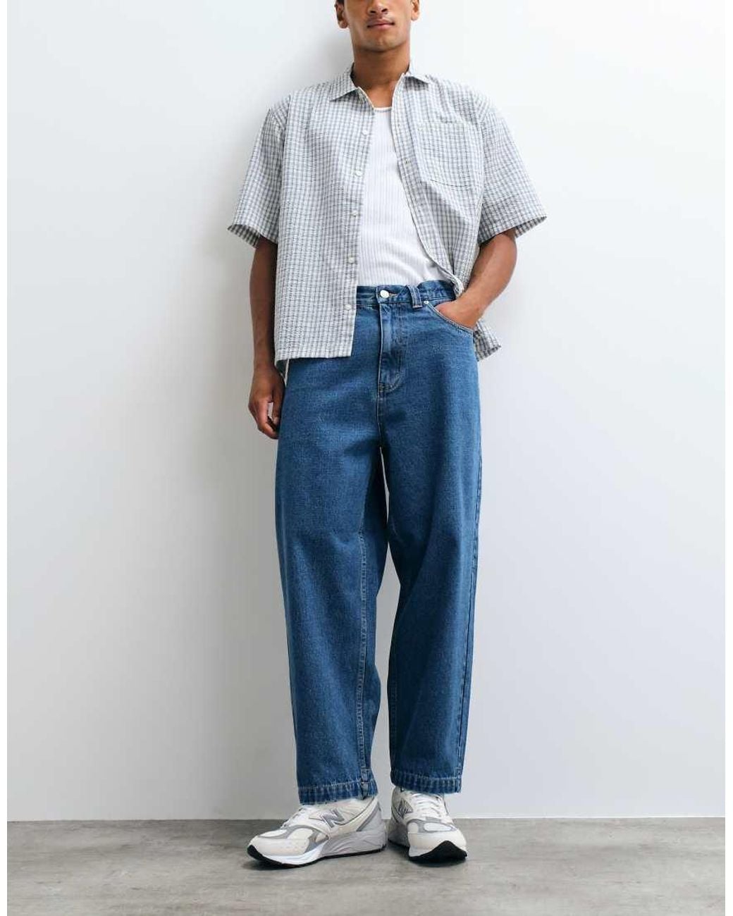Santa Cruz Blue Loose Fit Jeans for men