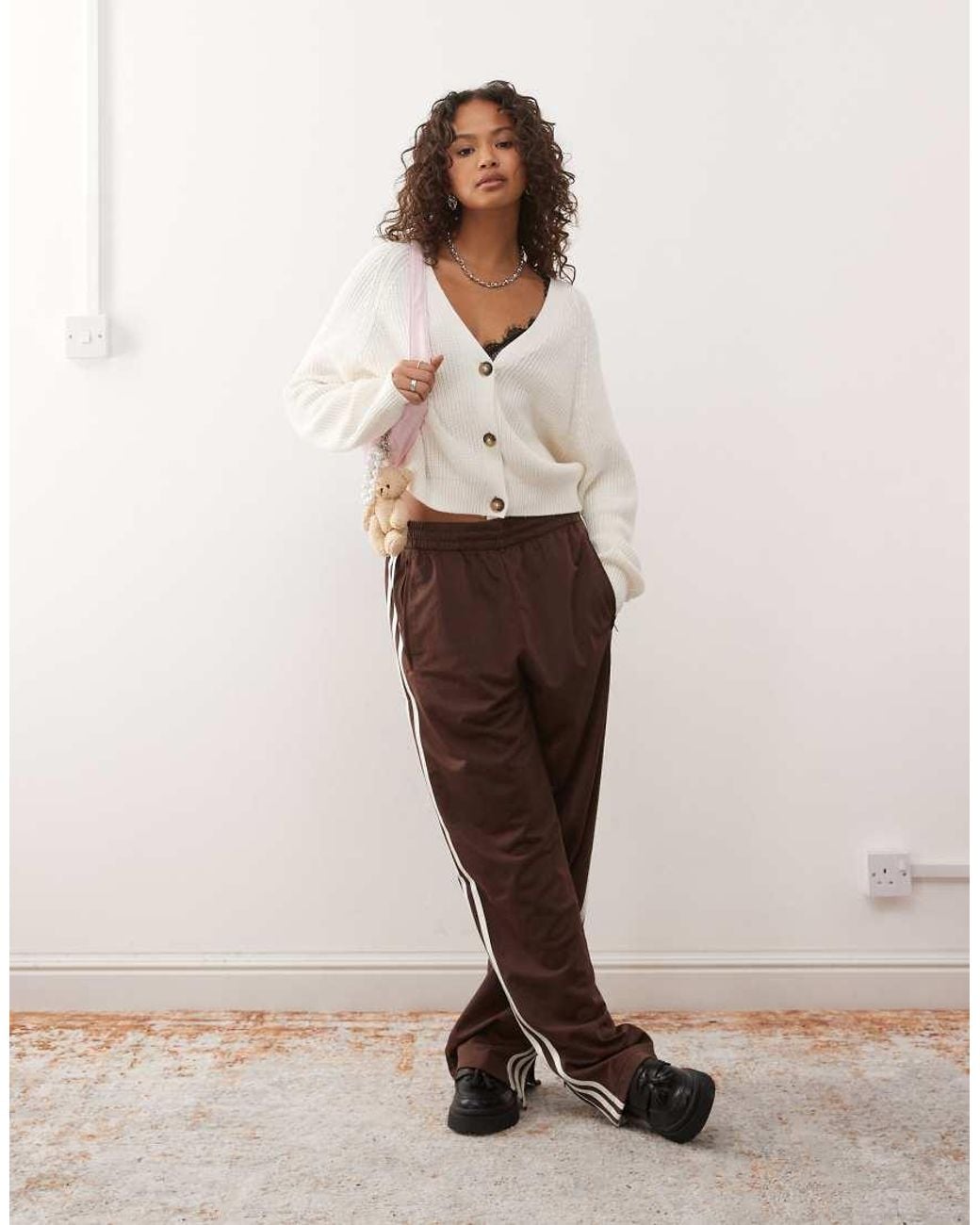 Monki White Knit Cardigan