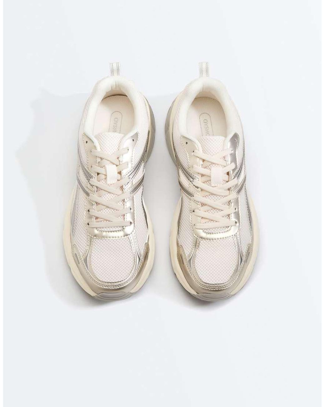 Oysho White Multi-Piece Freetime Trainers