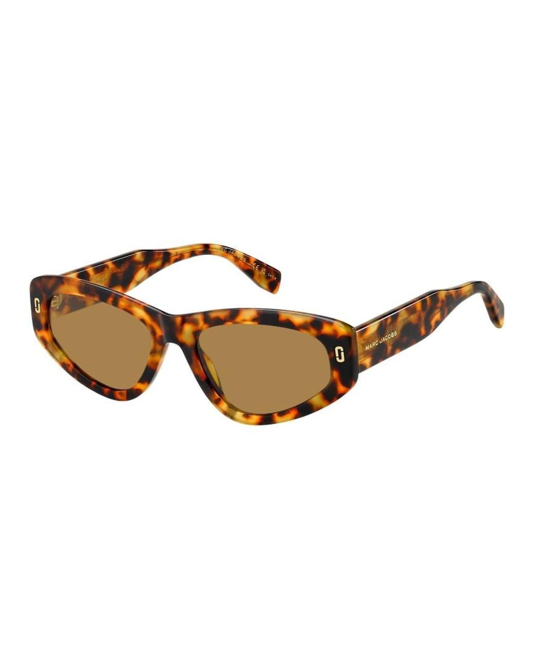 Marc Jacobs Brown Marc Jac Sun Cat Eye Sunglasses With Lenses
