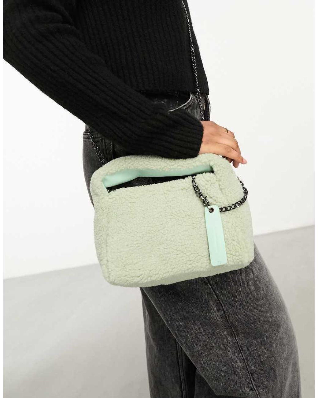 Claudia Canova Mini Grab Bag With Cross Body Strap in Black Lyst UK