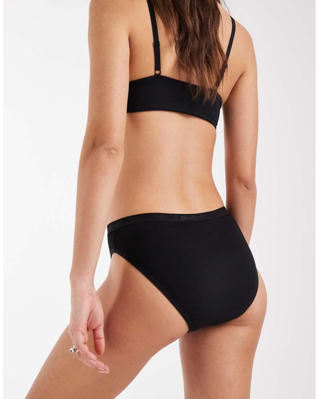 Modibodi Black Classic Light Absorbency Period Briefs
