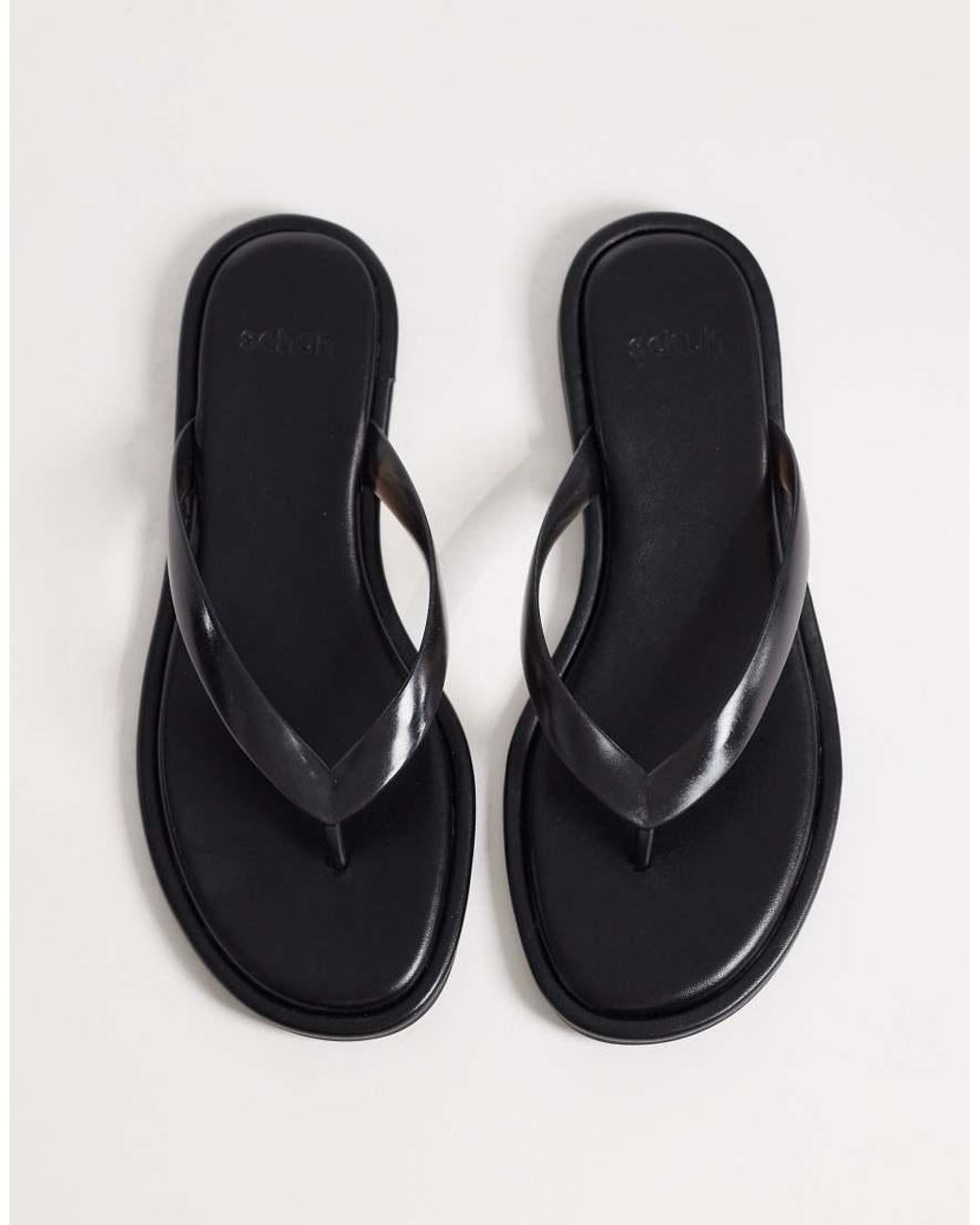 Schuh Black Truffle Sandals