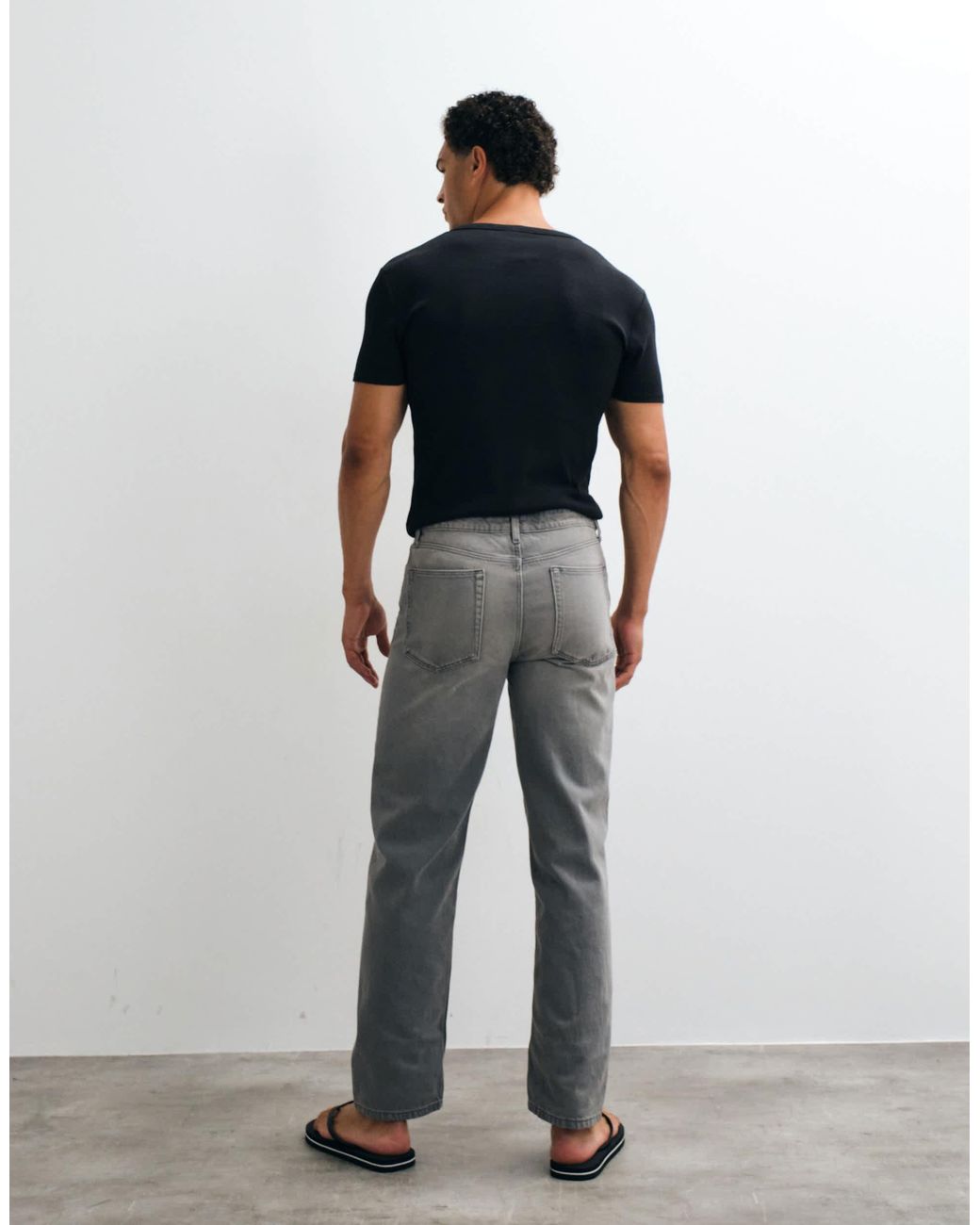 ASOS Black Straight Fit Jeans for men