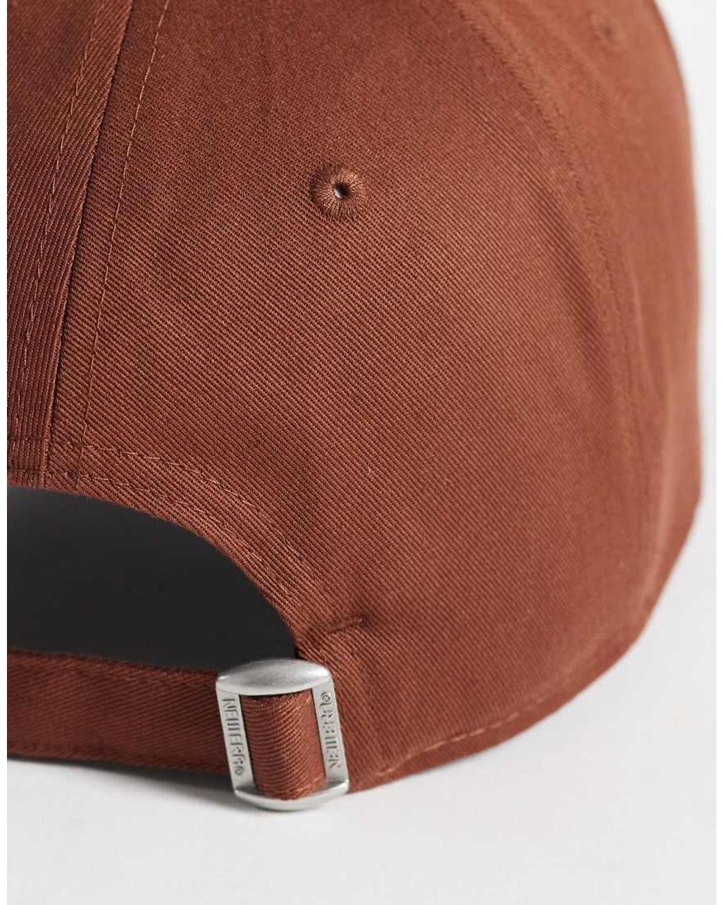 KTZ Brown Detroit Tigers Badge Logo 9Forty Cap for men