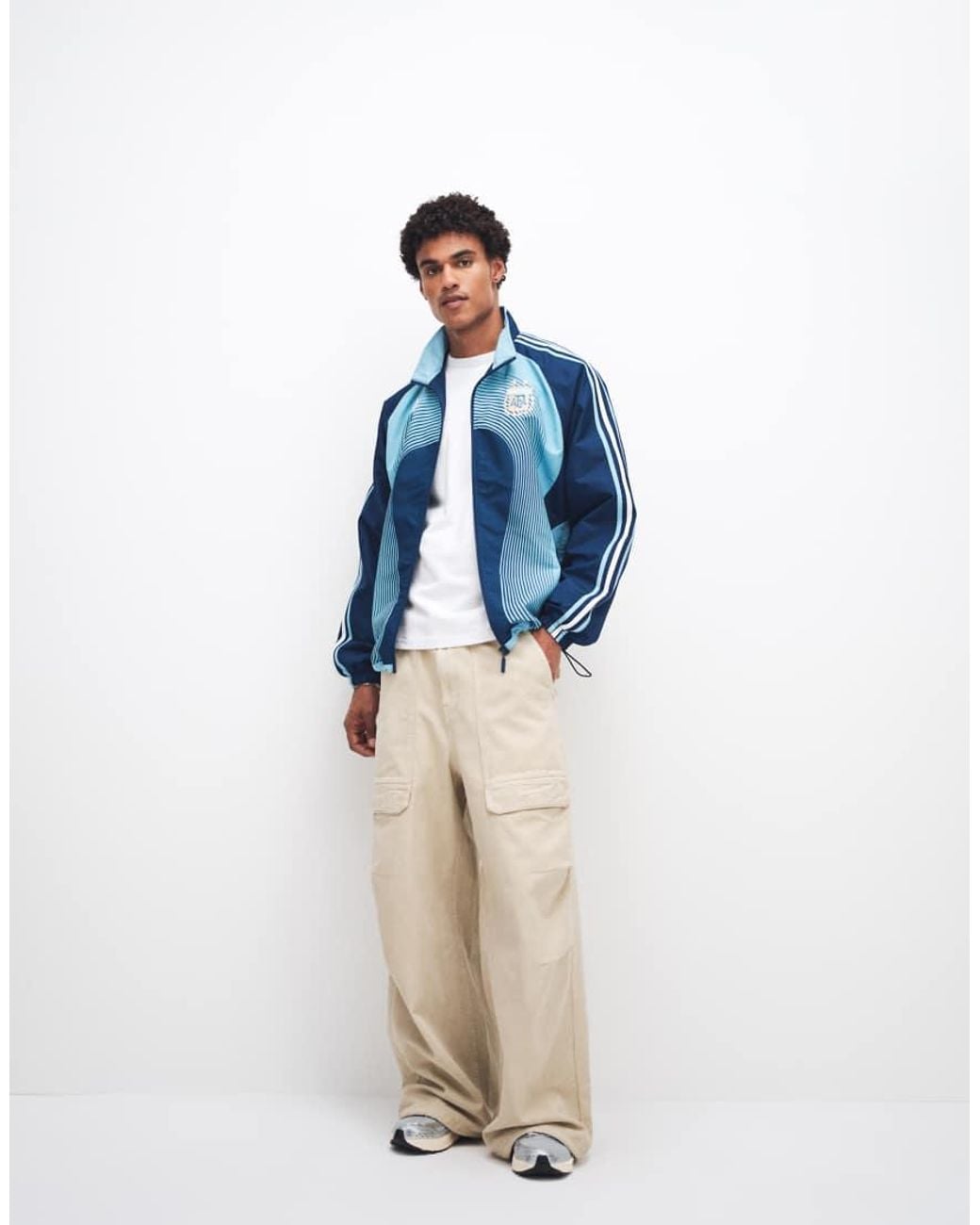Adidas Originals Blue Adidas Football Argentina Away Track Top 2006