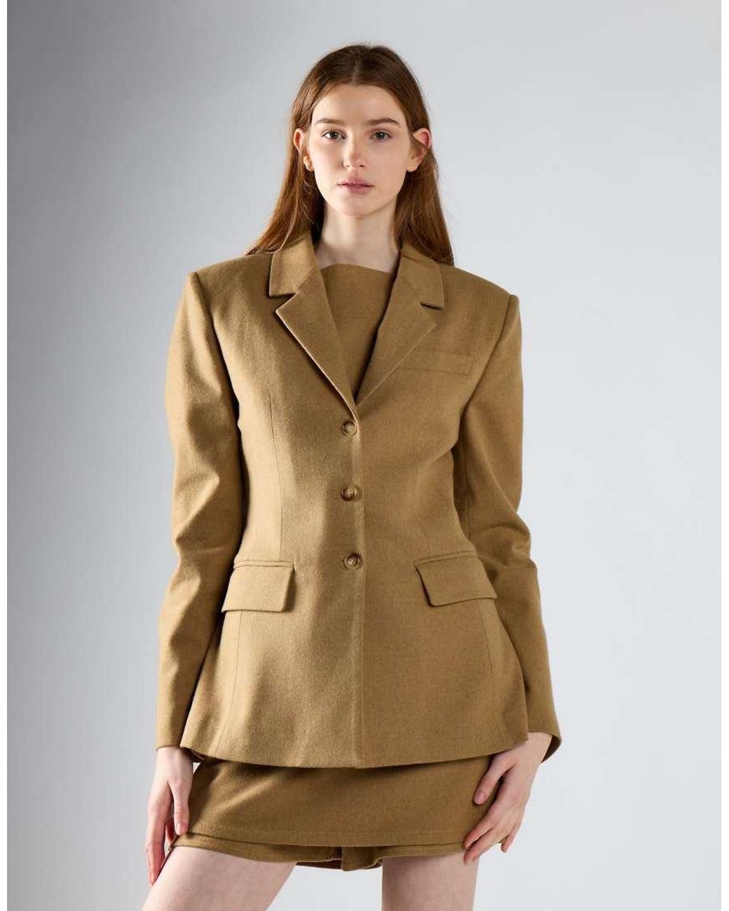 Glamorous Natural Hourglass Blazer Jacket