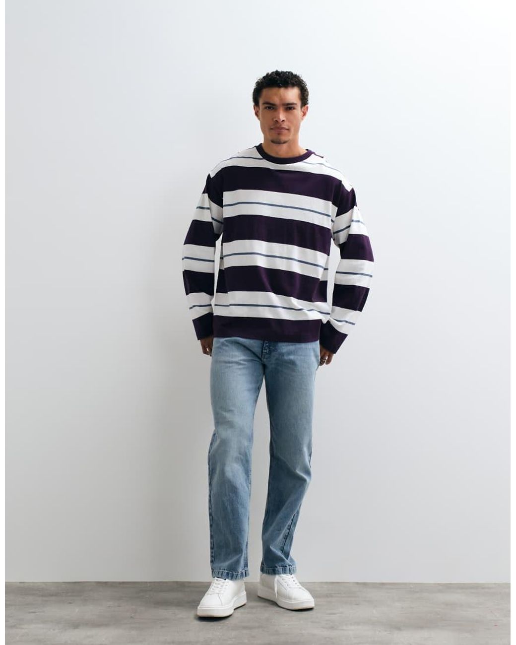 ARKET Blue Oversized Long Sleeve T-shirt for men
