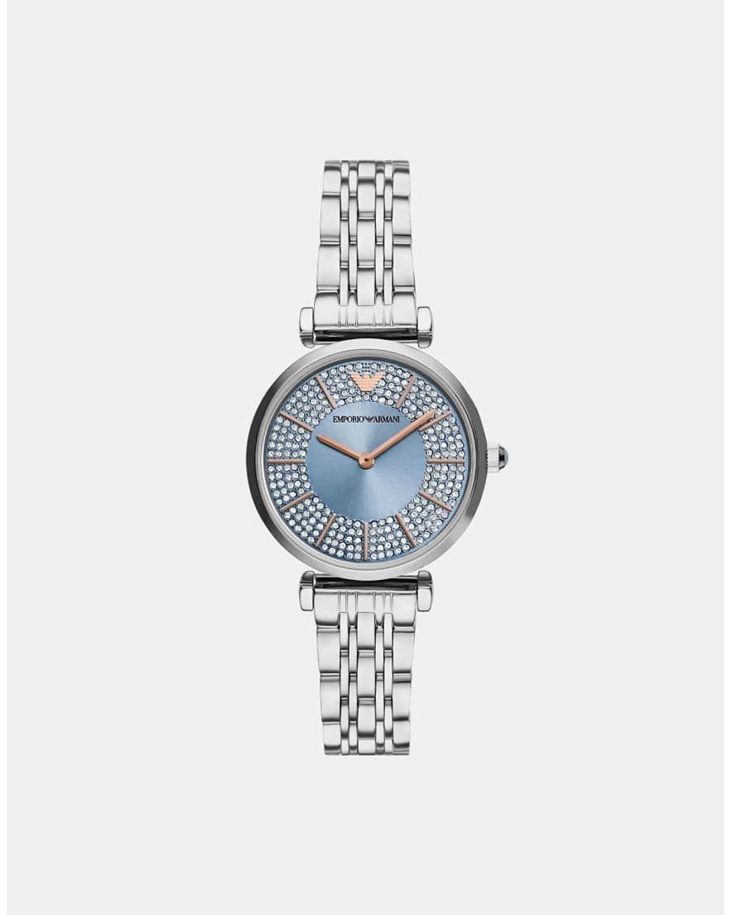 Emporio Armani Blue Two-Hand, Stainless Steel Watch, Ar11594