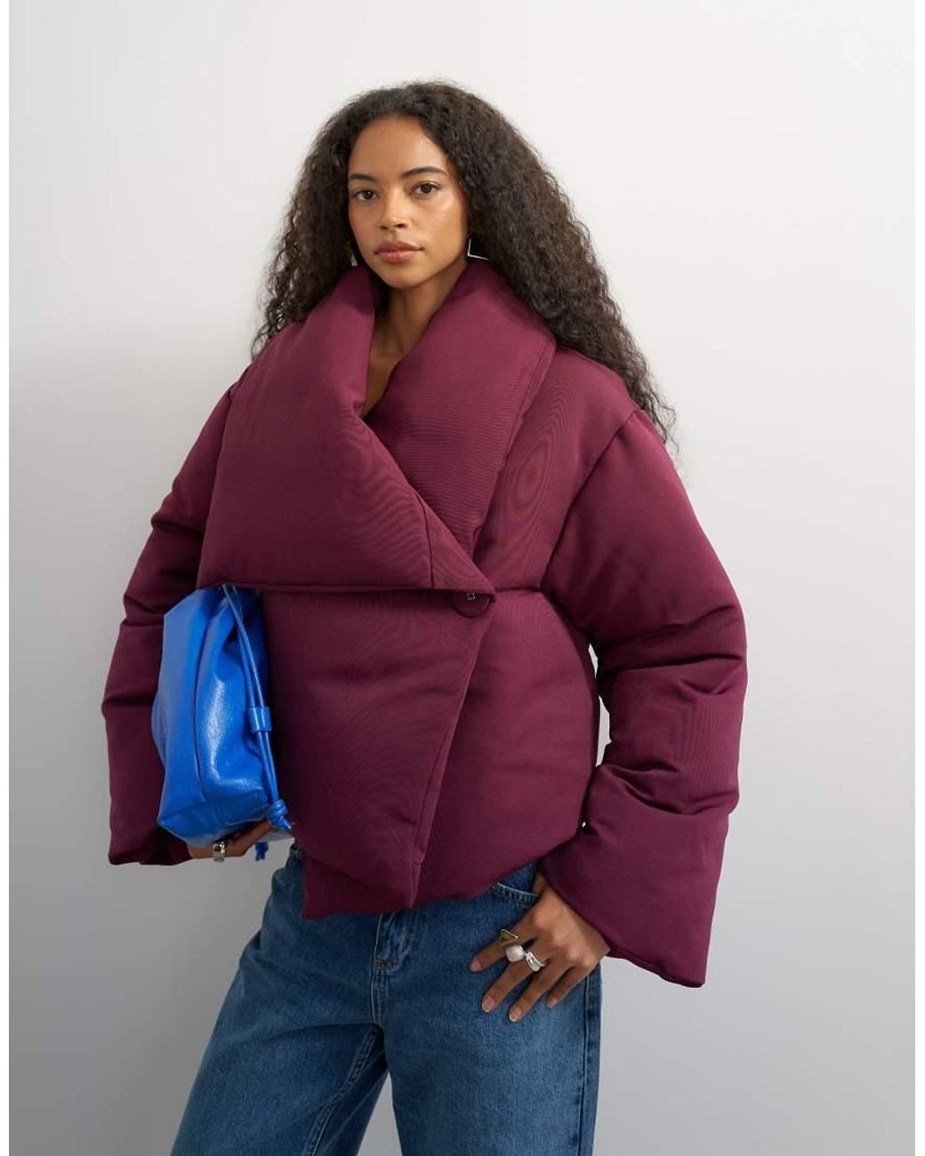 TOPSHOP Black Pillow Puffer Jacket