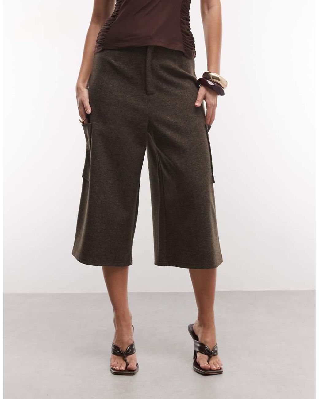 ASOS Brown Mix & Match Culottes