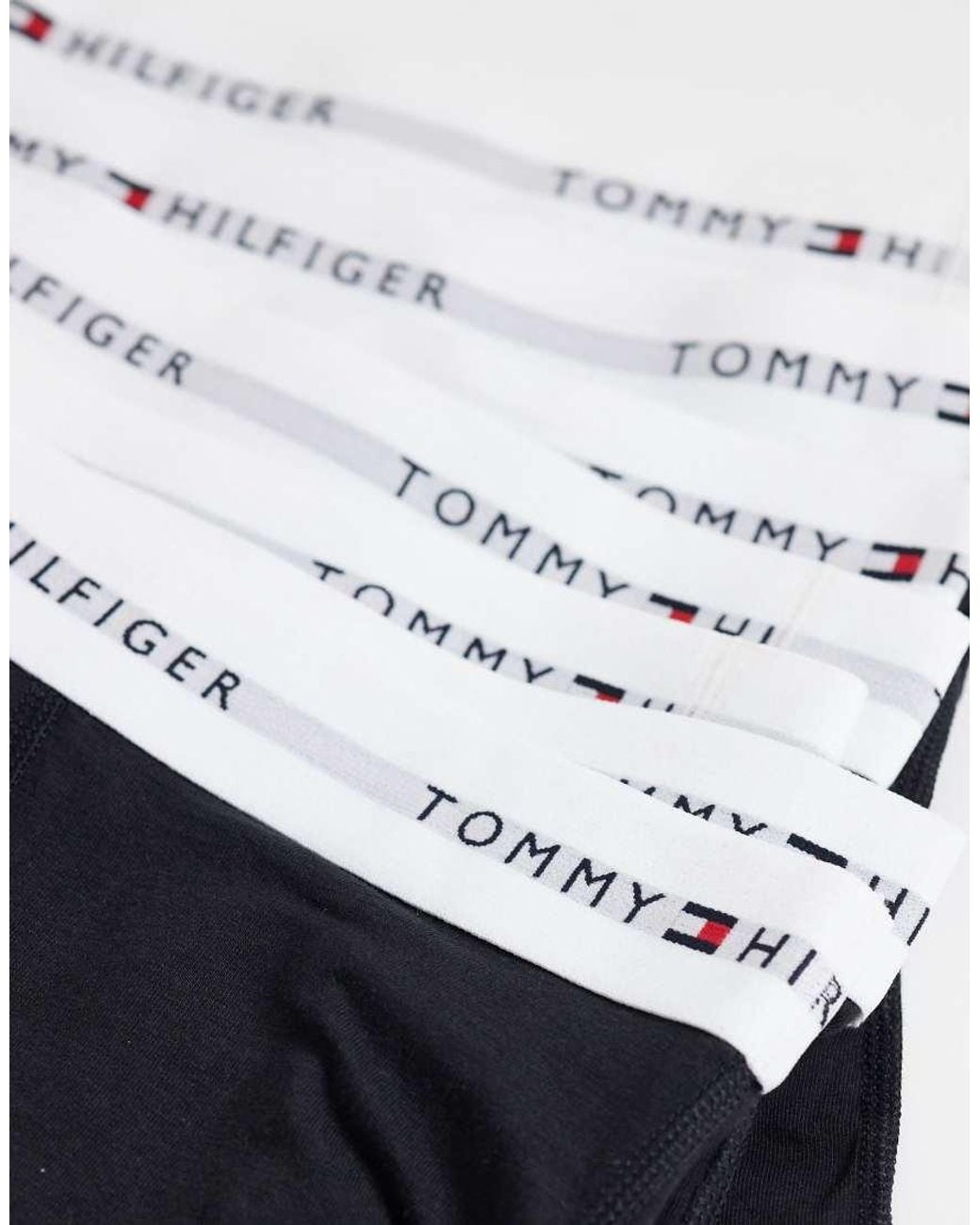 Tommy Hilfiger Blue Signature Cotton 7 Pack Boxer Briefs for men