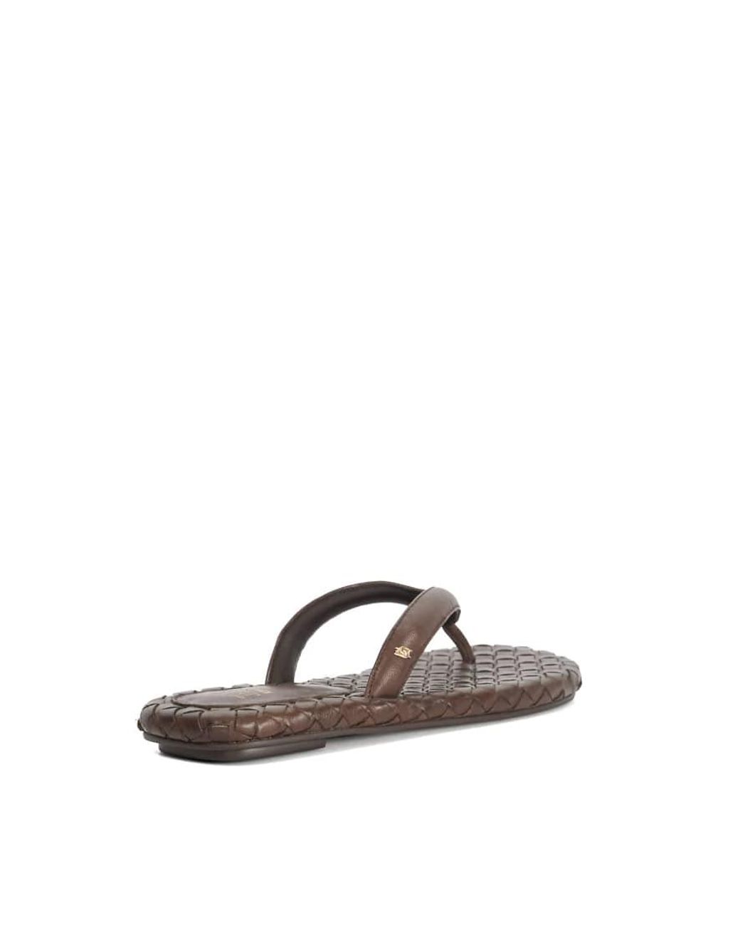 Dune White Lunare Casual Sandals