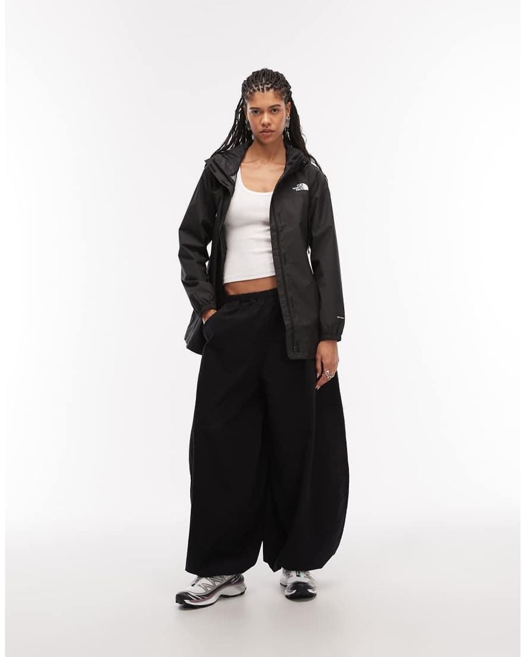 The North Face Black Antora Rain Parka Jacket