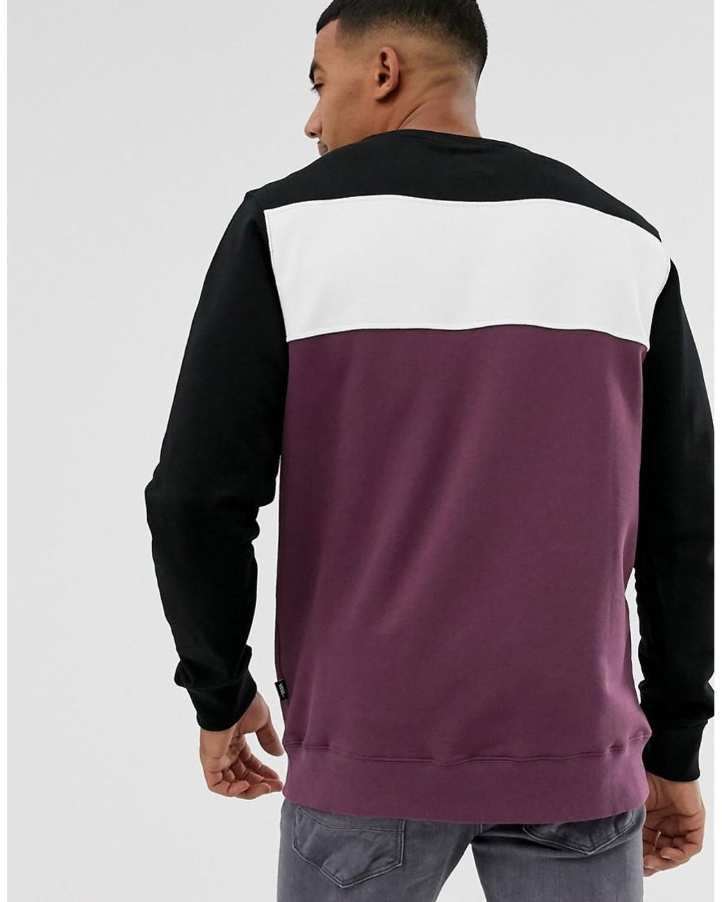 burgundy vans sweater