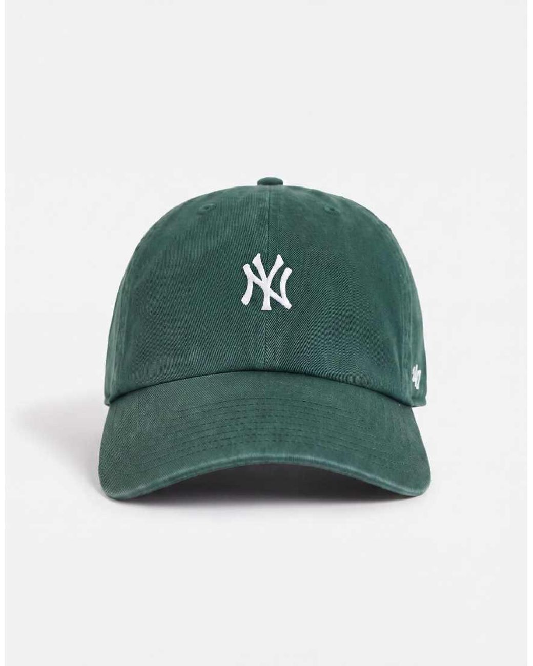 '47 Blue Ny Yankees Base Runner Mini Logo Cap