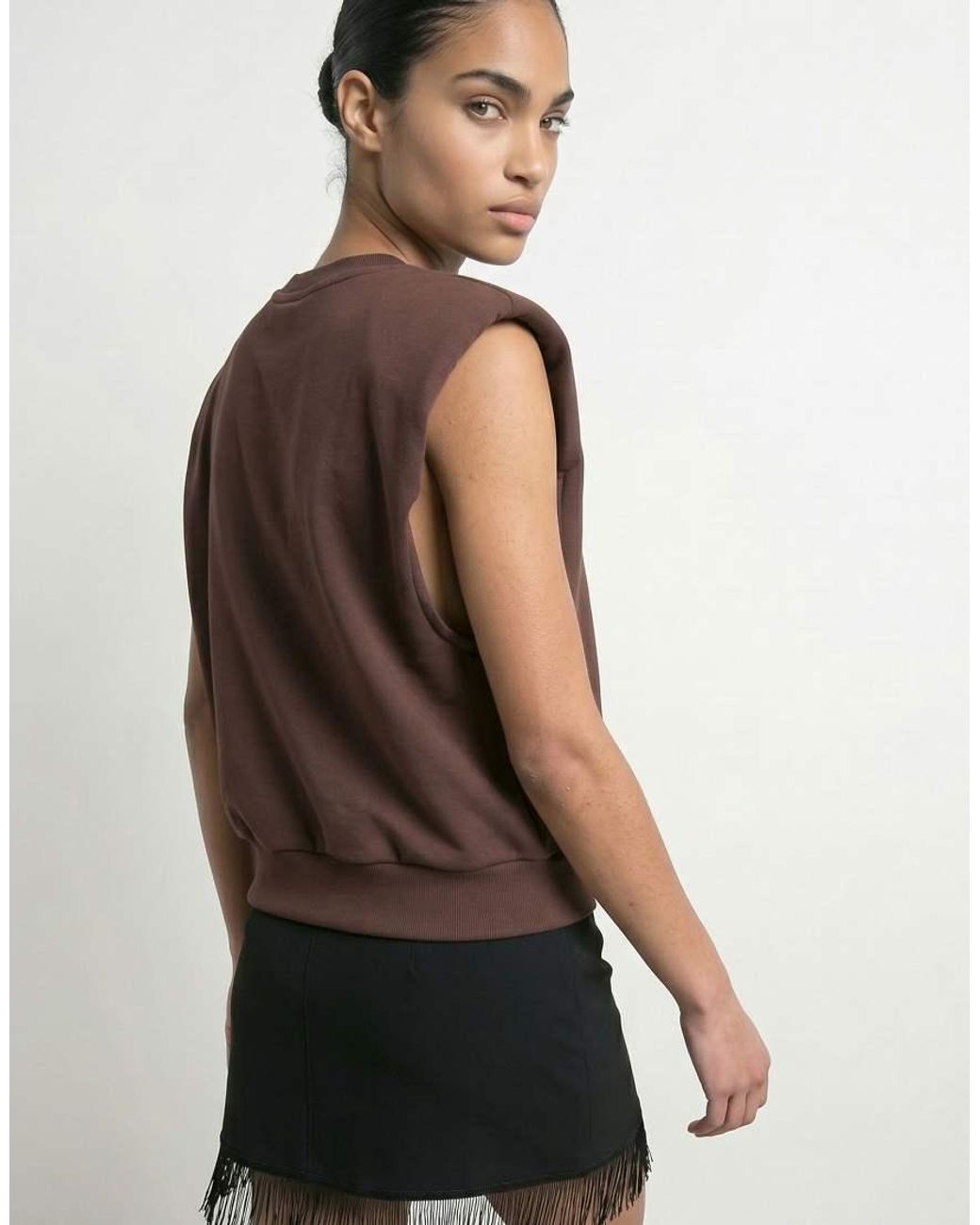 HYPEDROP Red Sleeveless Sweatshirt