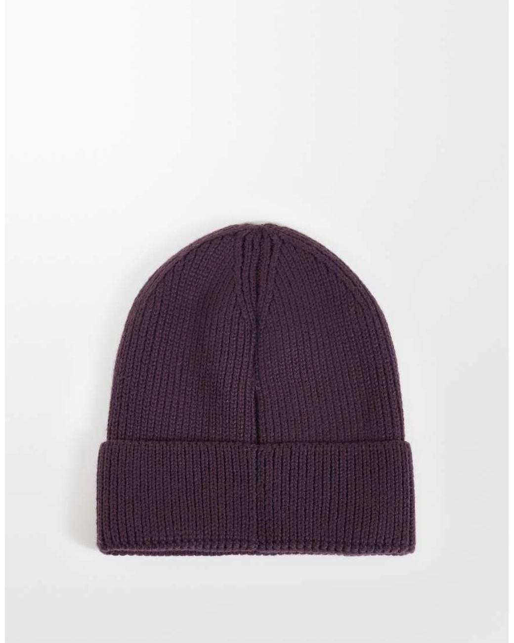 The North Face Purple Mini Box Logo Beanie