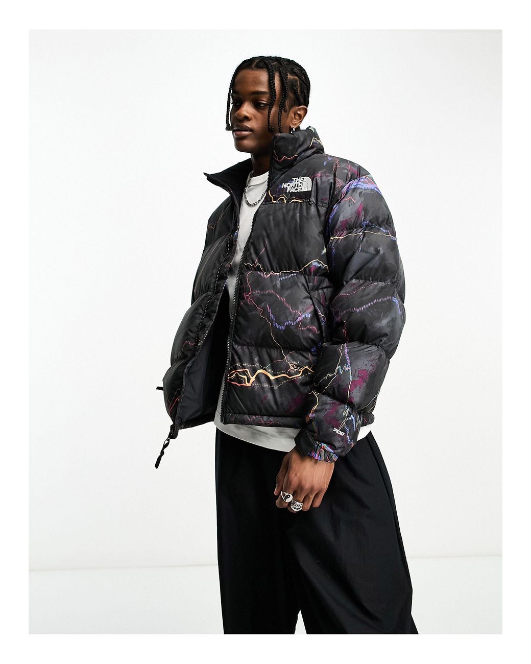 The north face 1996 nuptse down jacket black sale