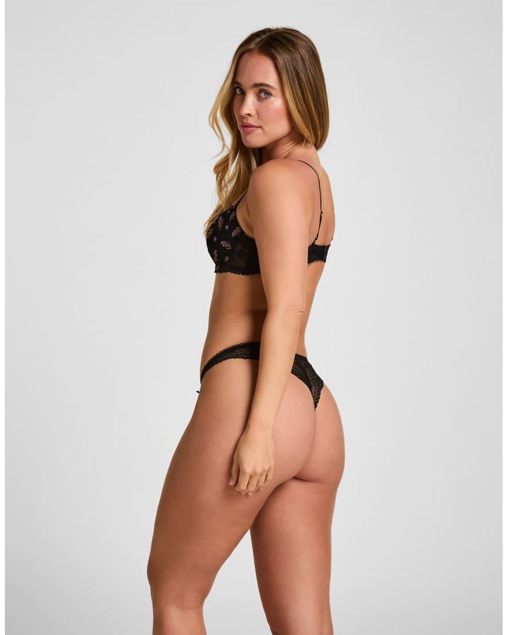 Hunkemöller Black Padded Underwired Bra Iris