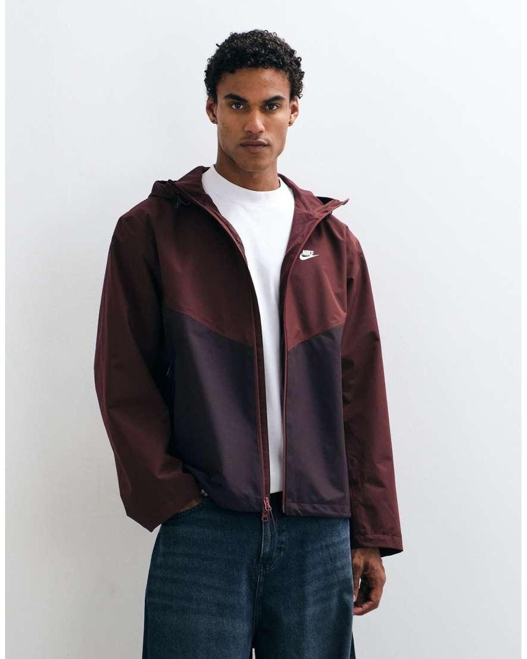 Nike Brown Rain Jacket for men
