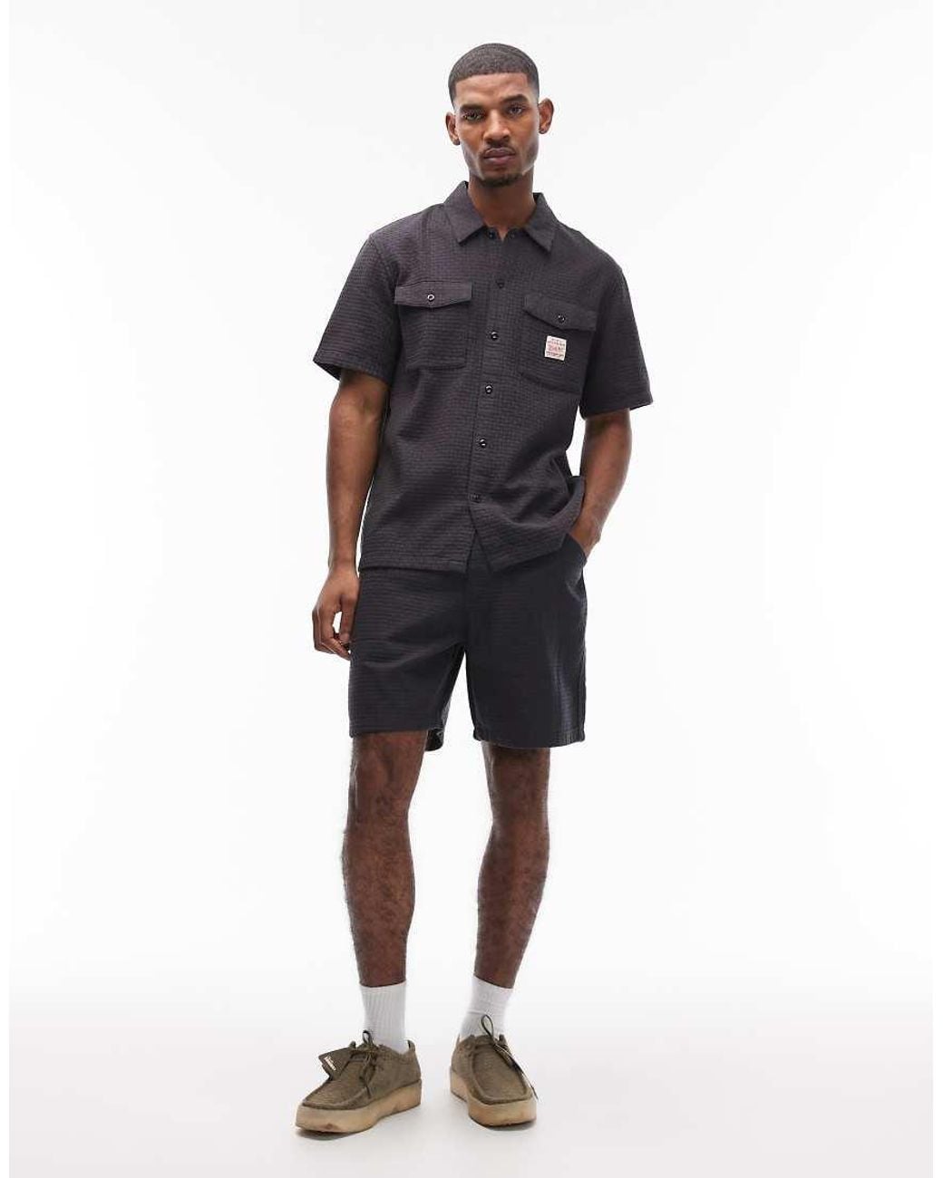 Levi's Blue Workwear Co-Ord Short Sleeve Shirt for men