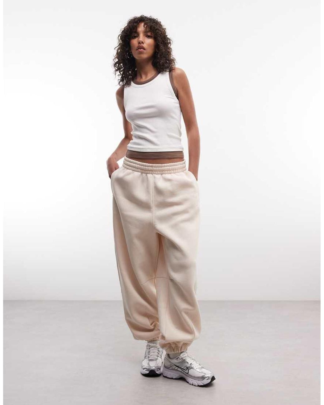 Nike Natural Brooklyn Cuffed joggers