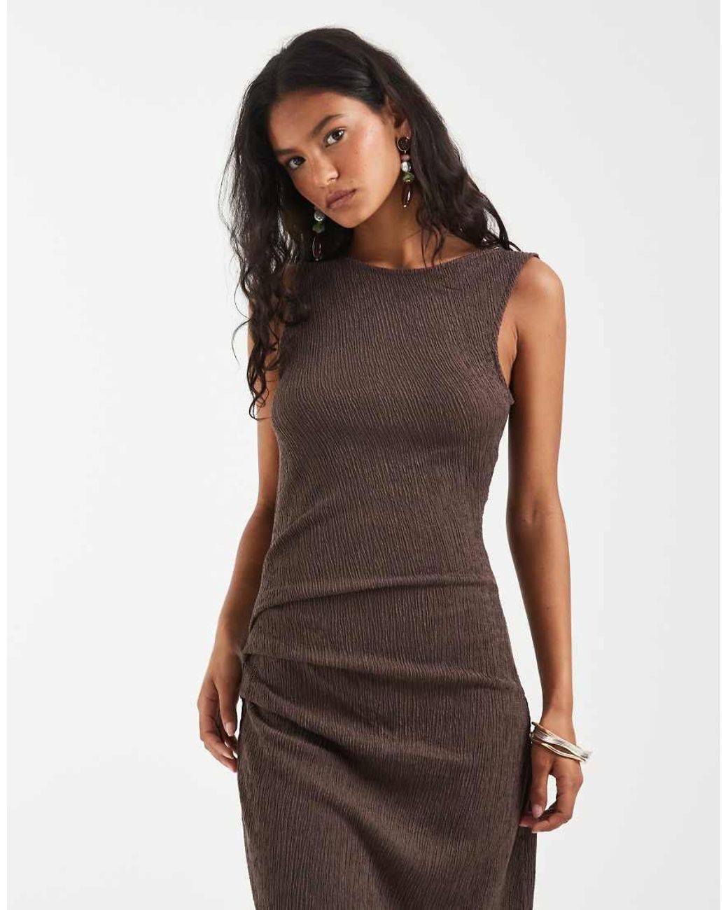ONLY Multicolor Ruched Detail Maxi Dress