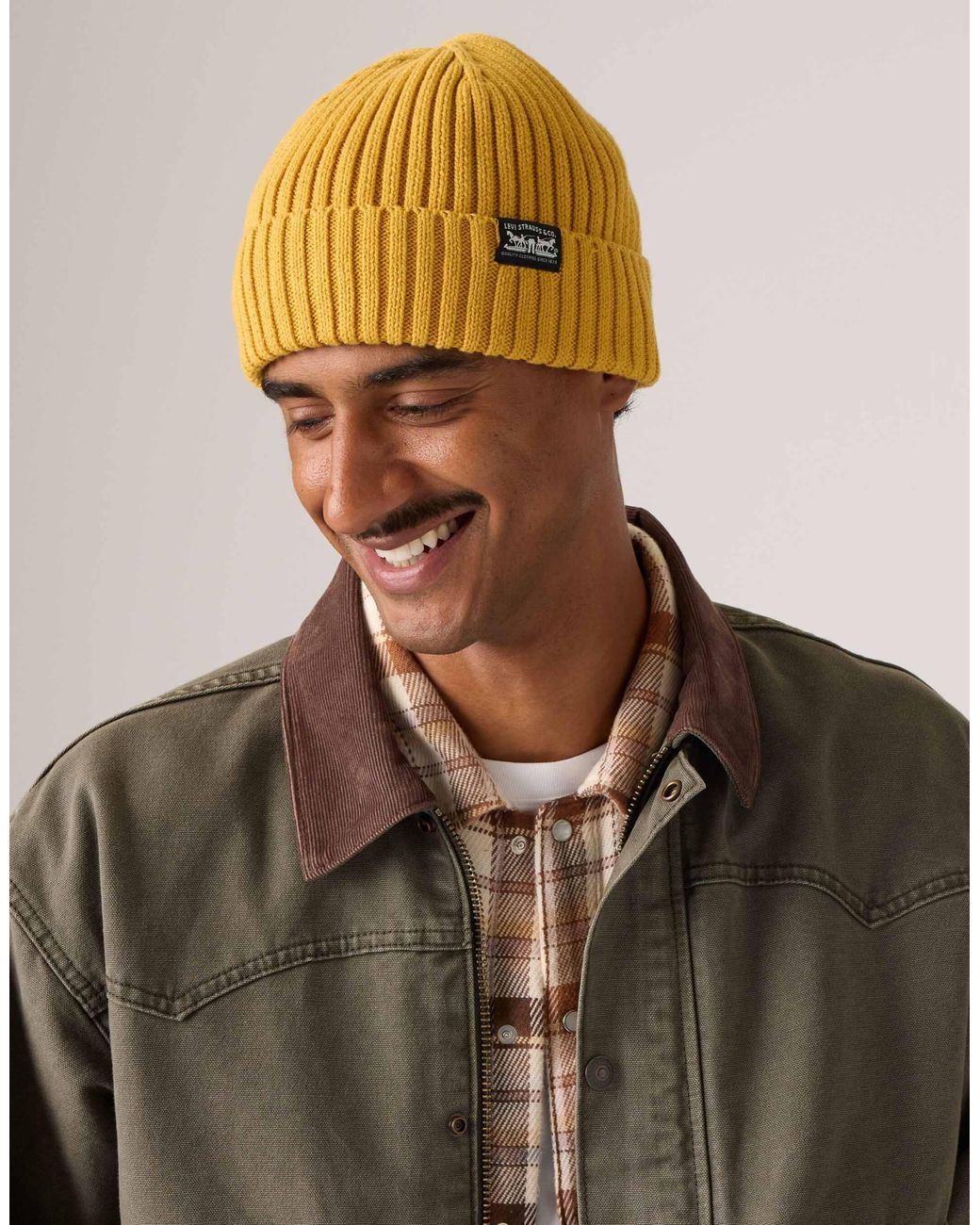 Levi's Sunset beanie in Yellow für Herren