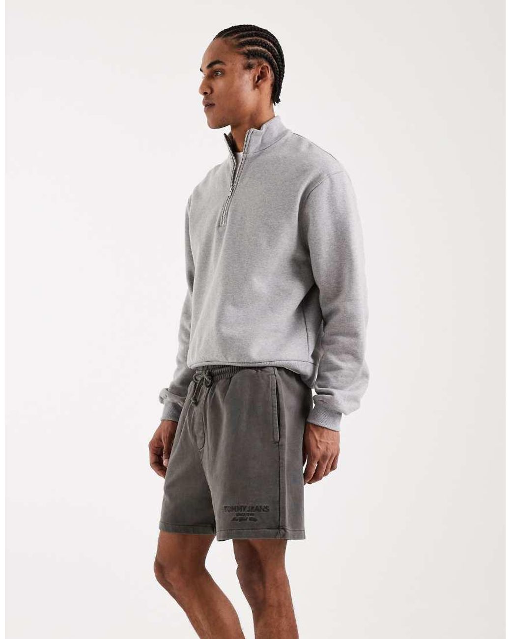 Tommy Hilfiger Gray New Classics Shorts for men