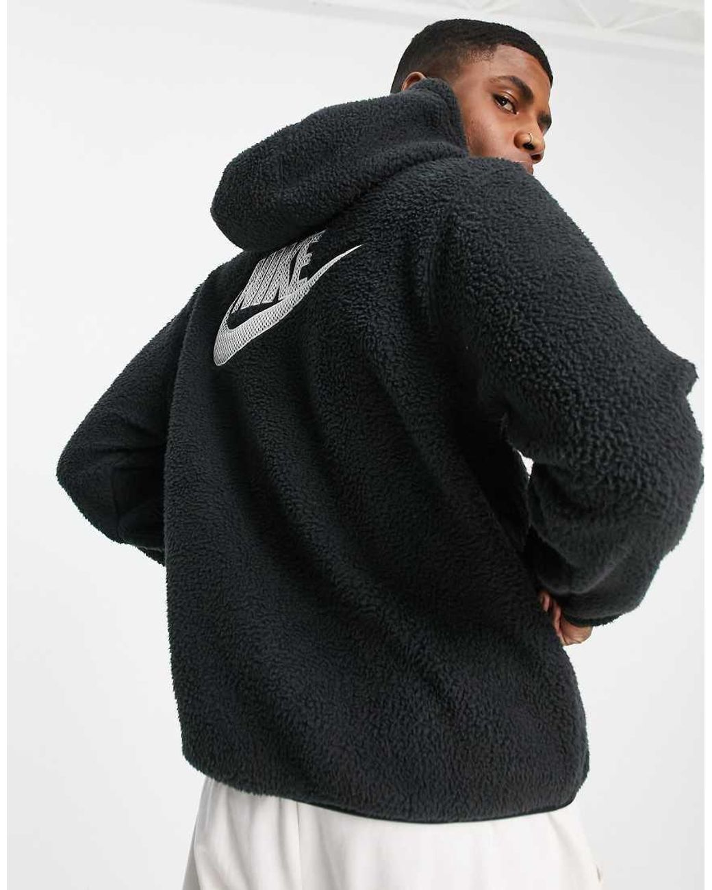 nike borg hoodie
