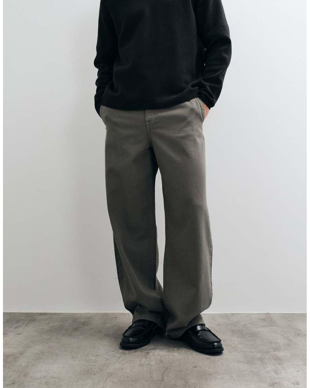 ASOS Blue baggy Trouser for men