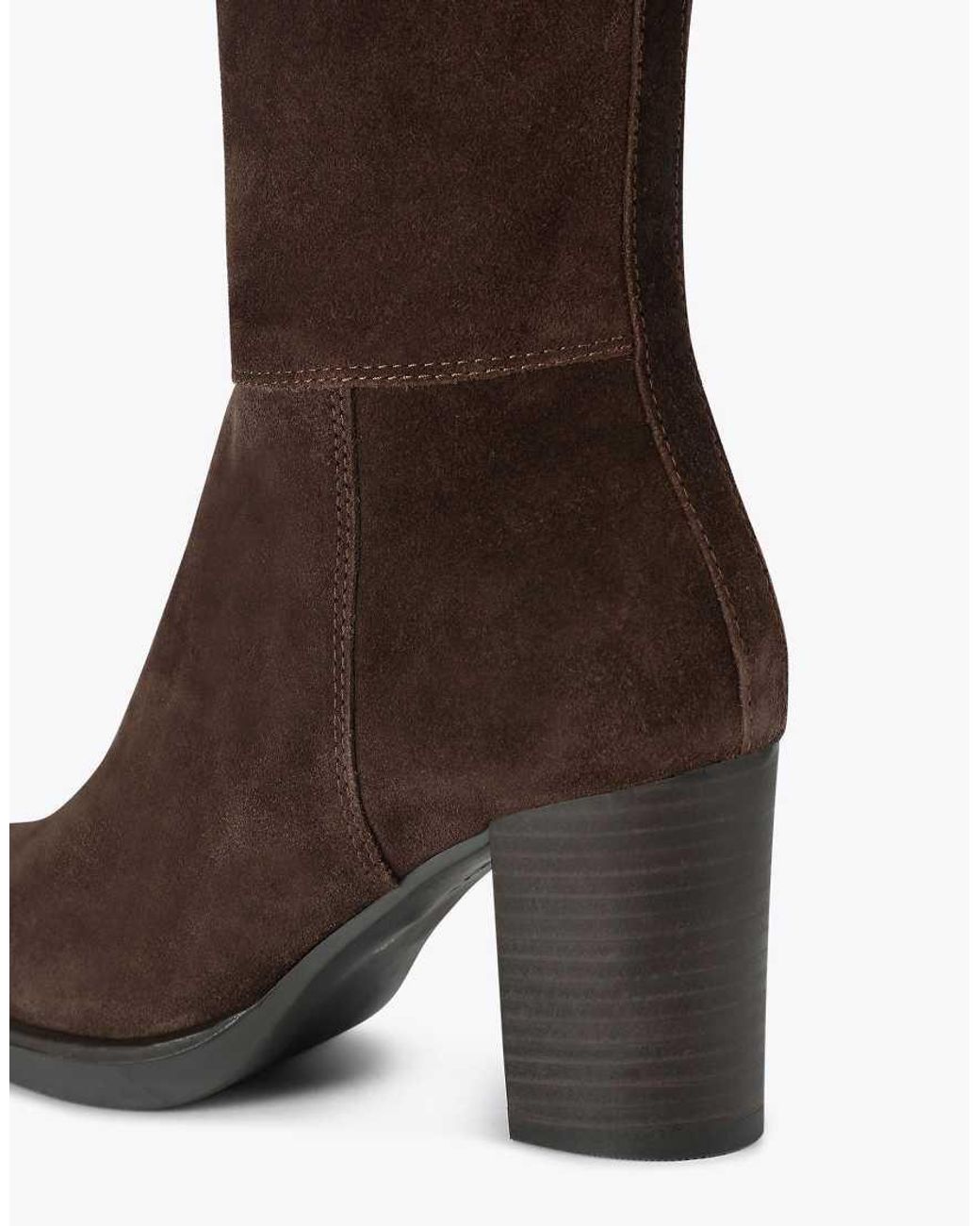 Carvela Kurt Geiger White Knee Boots