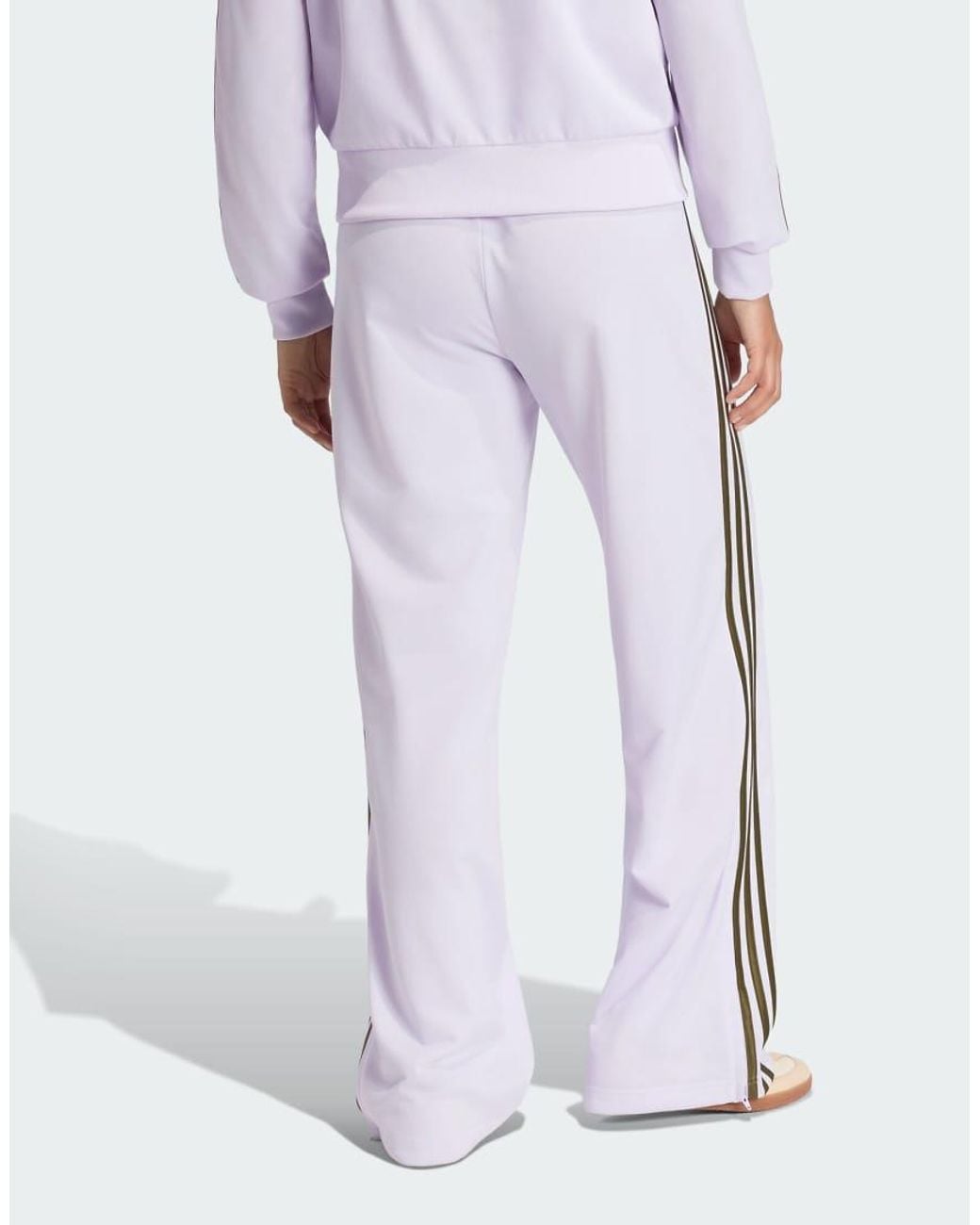 Adidas Originals White Firebird Loose Tracksuit Bottoms