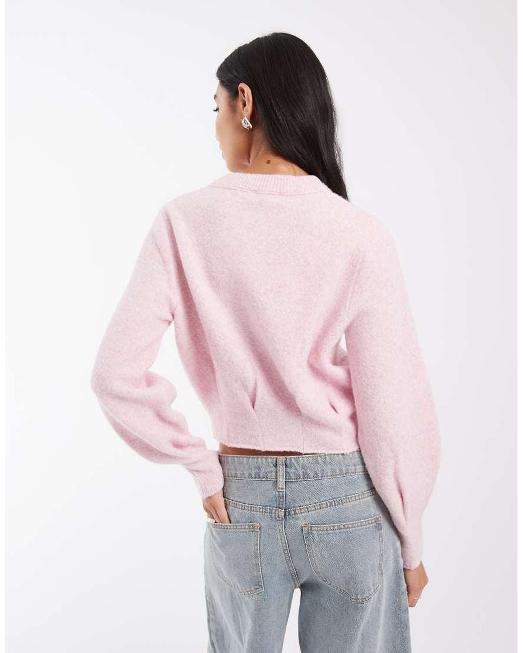 ASOS Pink Knitted Cardigan