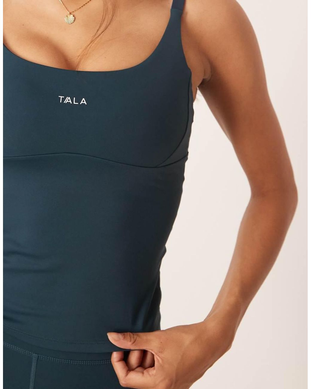 Tala Blue Skinluxe Contour Scoop Back Vest