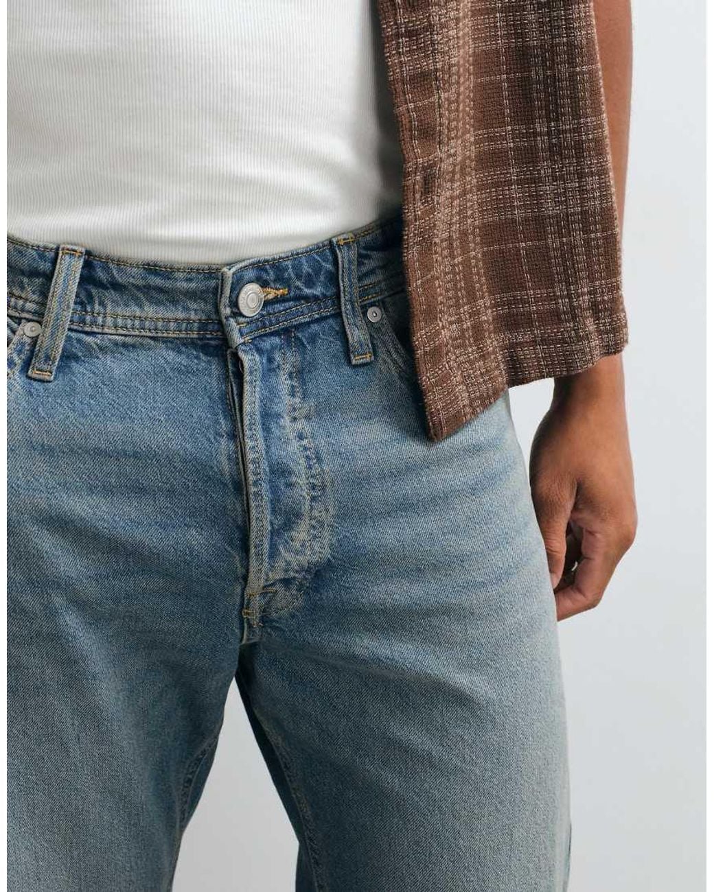 Jack & Jones Blue Toby Flare Jeans for men