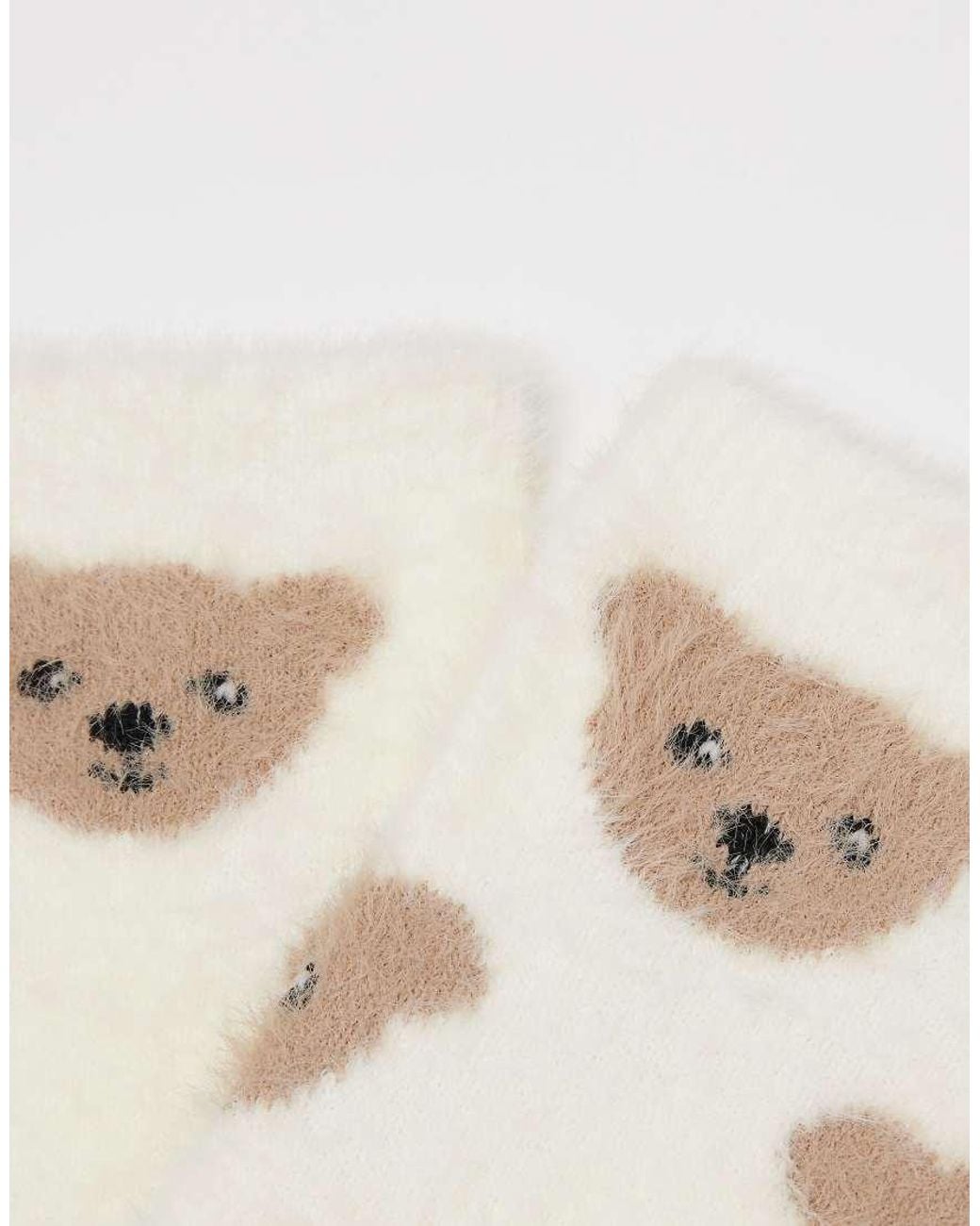 Tezenis White Heavy Wool-Blend Ankle Socks