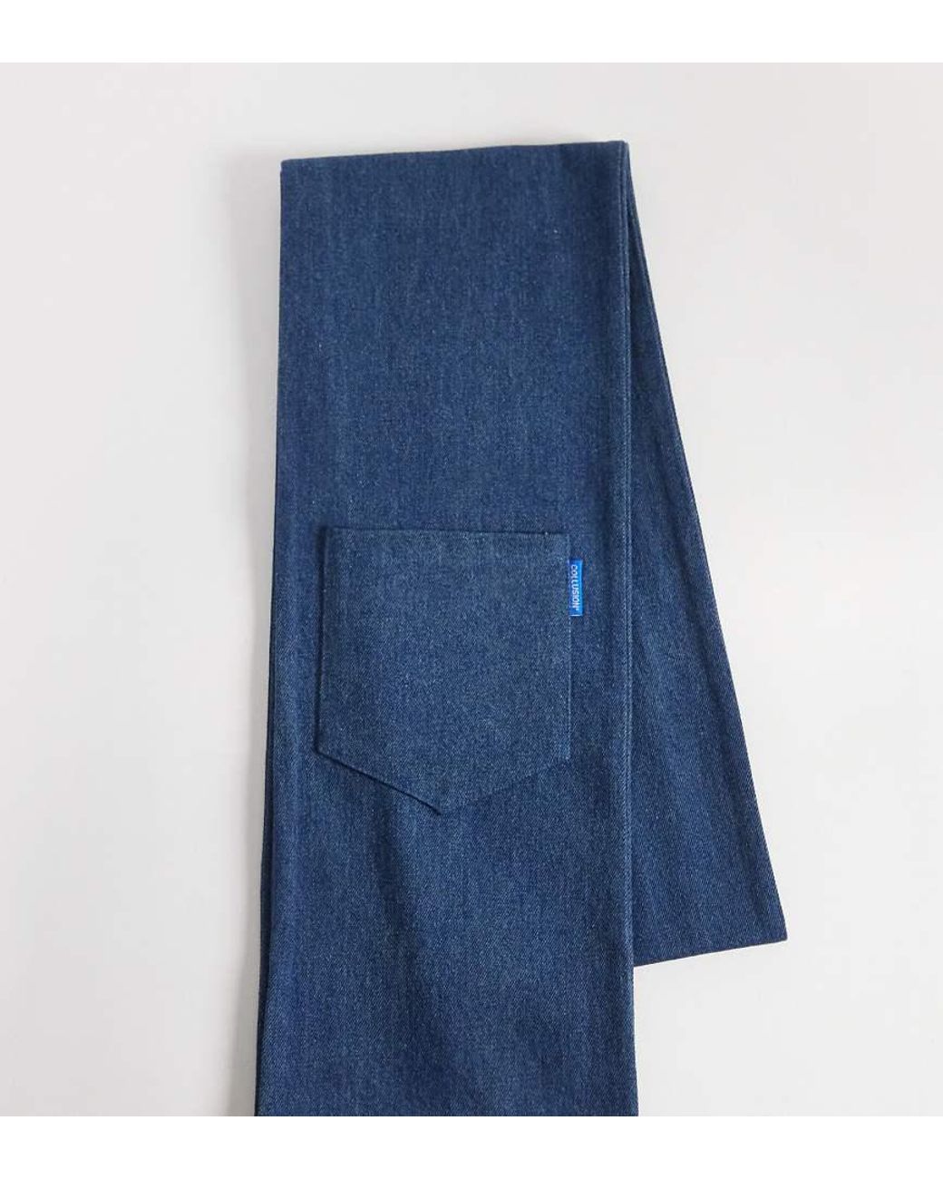 Collusion Blue Denim Scarf