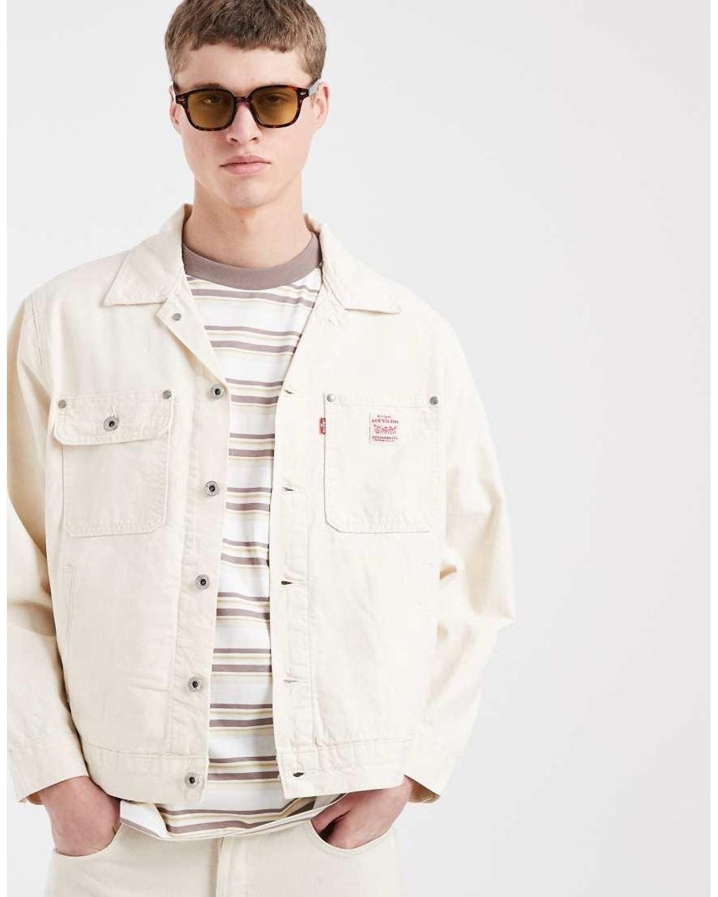 Levi's Natural Workwear Sunrise Denim Trucker Jacket for men