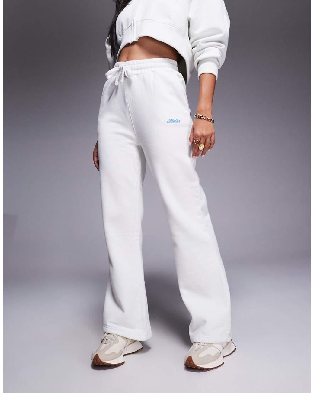 Good For Nothing Blue Relaxed Wide Leg Jogger