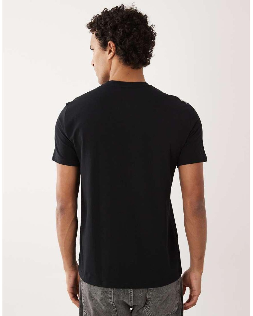 Emporio Armani Black Bodywear Logo T-shirt for men